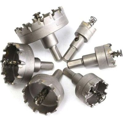 ABYSSE 6 Pcs Hss Tct Tronçonneuse Trépans Forets Trépan Carbure Trou Ouvreur, 22-65mm - Publicité ABYSSE 6 Pcs Hss Tct Tronçonneuse Trépans Forets Trépan Carbure Trou Ouvreur, 22-65mm - Publicité