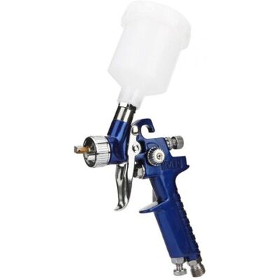 ABYSSE Pistolet À Peinture Hvlp 0,8 Mm – Atomisation Basse Pression – Ajustement Précis De La Pulvérisation – Pour Peinture À L'Huile - Publicité ABYSSE Pistolet À Peinture Hvlp 0,8 Mm – Atomisation Basse Pression – Ajustement Précis De La Pulvérisation – Pour Peinture À L'Huile - Publicité