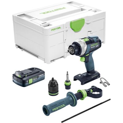 Perceuse-visseuse Sans Fil Festool Tdc 18/4-basic 18 V 75 Nm Brushless + 1 Batterie 4,0 Ah + Systainer - Sans Chargeur - Publicité Perceuse-visseuse Sans Fil Festool Tdc 18/4-basic 18 V 75 Nm Brushless + 1 Batterie 4,0 Ah + Systainer - Sans Chargeur - Publicité