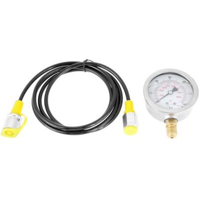 ABYSSE Raccord De Test Pour Flexible Hydraulique M162-bsp1/4 + Manomètre 0600bar 8500psi - Publicité ABYSSE Raccord De Test Pour Flexible Hydraulique M162-bsp1/4 + Manomètre 0600bar 8500psi - Publicité