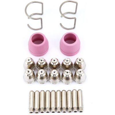 ABYSSE Kit De 24 Pièces Pour Torche De Découpe Plasma Ag60 Sg55 : Consommables, Électrodes, Buses Et Coupelles. Publicité ABYSSE Kit De 24 Pièces Pour Torche De Découpe Plasma Ag60 Sg55 : Consommables, Électrodes, Buses Et Coupelles. Publicité