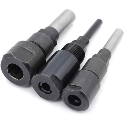 ABYSSE Fraise Pour Défonceuse, Affleureuse Et Toupie 3pcs Router Collet Extension Bit De Routeur Extension De Collet Et Rognage Découpage Machine De Gravure Extender Porte-mandrin De Travail Du Bois Fraise 1 - Publicité ABYSSE Fraise Pour Défonceuse, Affleureuse Et Toupie 3pcs Router Collet Extension Bit De Routeur Extension De Collet Et Rognage Découpage Machine De Gravure Extender Porte-mandrin De Travail Du Bois Fraise 1 - Publicité
