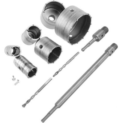 ABYSSE Kit Couronne De Forage Creuse 30 Mm, 40 Mm, 65 Mm, 82 Mm, 110 Mm Avec Filetage M22 Sds Plus 300 Mm Et Sds Max 300 Mm Foret De Scie Cloche Murale Pour Maçonnerie Et Béton - Publicité ABYSSE Kit Couronne De Forage Creuse 30 Mm, 40 Mm, 65 Mm, 82 Mm, 110 Mm Avec Filetage M22 Sds Plus 300 Mm Et Sds Max 300 Mm Foret De Scie Cloche Murale Pour Maçonnerie Et Béton - Publicité