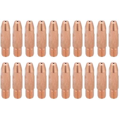 FLAMMKRAFT 20 Embouts De Contact En Cuivre M6 Pour Torche De Soudage Mig/mag Binzel 24kd (0,8 Mm) - Publicité FLAMMKRAFT 20 Embouts De Contact En Cuivre M6 Pour Torche De Soudage Mig/mag Binzel 24kd (0,8 Mm) - Publicité