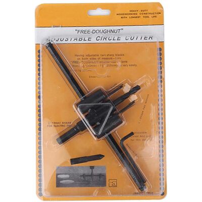 FLAMMKRAFT Scie Cloche Circulaire Réglable De Type Aéronautique, Fraise À Métaux, Foret À Bois 30‑200 - Publicité FLAMMKRAFT Scie Cloche Circulaire Réglable De Type Aéronautique, Fraise À Métaux, Foret À Bois 30‑200 - Publicité