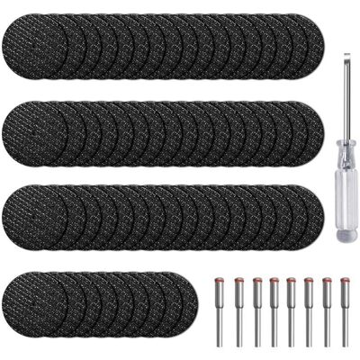 Melissa 60 Disques De Coupe Pour Dremel - Mini Lames Tronçonner Métal - Accessoires Outils Rotatifs - Inclut 8 Mandrins 3mm - Polyvalent Et Précis - Publicité Melissa 60 Disques De Coupe Pour Dremel - Mini Lames Tronçonner Métal - Accessoires Outils Rotatifs - Inclut 8 Mandrins 3mm - Polyvalent Et Précis - Publicité