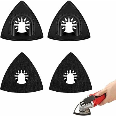 OEM 4 Pièce Patin De Ponçage(noir),80mm Accessoires Pour Patin De Fixation En Plastique,accessoires D'Outils Oscillants,plateau De Ponçage Universelle,pour Dewalt, Stanley, Bosch, Makita - Publicité OEM 4 Pièce Patin De Ponçage(noir),80mm Accessoires Pour Patin De Fixation En Plastique,accessoires D'Outils Oscillants,plateau De Ponçage Universelle,pour Dewalt, Stanley, Bosch, Makita - Publicité