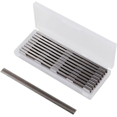 OEM 10 Pièces Fer De Rabot 82mm Hss Lames De Raboteuse Fers Réversibles Carbure Ensemble De Rabot Electrique Lame 82x5.5x1.2mm, Pour Rabots Makita, Black & Decker, Bosch, Dewalt Et Elu - Publicité OEM 10 Pièces Fer De Rabot 82mm Hss Lames De Raboteuse Fers Réversibles Carbure Ensemble De Rabot Electrique Lame 82x5.5x1.2mm, Pour Rabots Makita, Black & Decker, Bosch, Dewalt Et Elu - Publicité