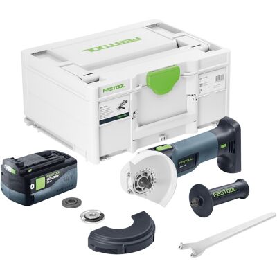 Festool Agc 18-125 Eb-basic Meuleuse D'Angle Sans Fil 18 V 125 Mm Brushless + 1x Batterie 5,0 Ah + Systainer - Sans Chargeur - Publicité Festool Agc 18-125 Eb-basic Meuleuse D'Angle Sans Fil 18 V 125 Mm Brushless + 1x Batterie 5,0 Ah + Systainer - Sans Chargeur - Publicité
