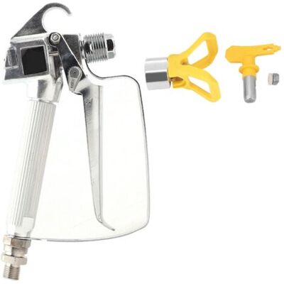ABYSSE Pistolet À Peinture Haute Pression 3600 Psi Sans Air Avec Buse Et Support - Publicité ABYSSE Pistolet À Peinture Haute Pression 3600 Psi Sans Air Avec Buse Et Support - Publicité