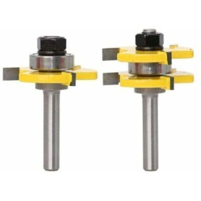 OEM Rainure Et Languette Fraise Ensemble 3 Cannelures 12mm Tige T Forme Bois Fraise Fraise Outils De Travail Du Bois - Publicité OEM Rainure Et Languette Fraise Ensemble 3 Cannelures 12mm Tige T Forme Bois Fraise Fraise Outils De Travail Du Bois - Publicité