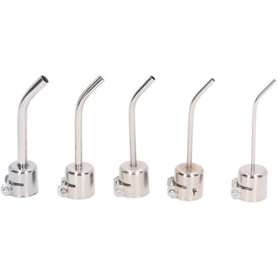 PELTOR Jeffergarden Lot De 5 Buses De Pistolet Thermique En Alliage D'Aluminium, Embouts À Air Chaud Incurvés, Accessoire Pour Station De Soudage 850 - Publicité PELTOR Jeffergarden Lot De 5 Buses De Pistolet Thermique En Alliage D'Aluminium, Embouts À Air Chaud Incurvés, Accessoire Pour Station De Soudage 850 - Publicité