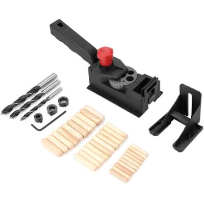 ABYSSE Jeu De 38 Goujons En Bois Pour Perçage Droit, Outil De Positionnement Et De Repérage Pour Le Travail Du Bois Et La Menuiserie - Publicité ABYSSE Jeu De 38 Goujons En Bois Pour Perçage Droit, Outil De Positionnement Et De Repérage Pour Le Travail Du Bois Et La Menuiserie - Publicité