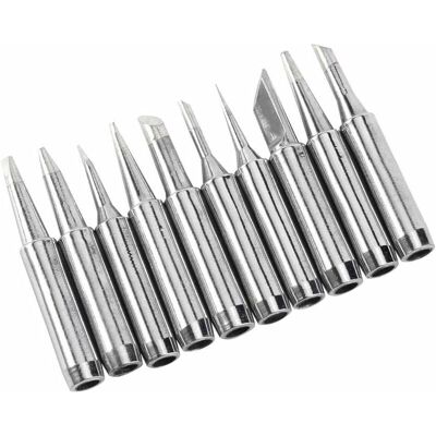 MOXIE Pointe De Fer À Souder, 10pcs 900m-t Panne À Souder Pour Station De Soudage 936, 937, 938, 969, 8586, 852d - Publicité MOXIE Pointe De Fer À Souder, 10pcs 900m-t Panne À Souder Pour Station De Soudage 936, 937, 938, 969, 8586, 852d - Publicité