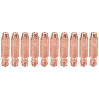 FLAMMKRAFT 10 Embouts De Contact M6 Conducteurs Pour Fil De Cuivre, Accessoires Pour Pistolet De Soudage, 24ak X 1 Mm - Publicité FLAMMKRAFT 10 Embouts De Contact M6 Conducteurs Pour Fil De Cuivre, Accessoires Pour Pistolet De Soudage, 24ak X 1 Mm - Publicité