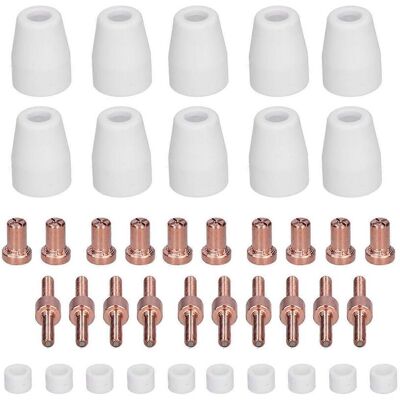 FLAMMKRAFT Kit De Consommables Pour Torche De Découpe Et Soudage Plasma (électrode, Buse, Pointe) Pt-3140 Pièces - Publicité FLAMMKRAFT Kit De Consommables Pour Torche De Découpe Et Soudage Plasma (électrode, Buse, Pointe) Pt-3140 Pièces - Publicité