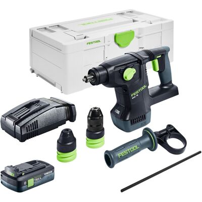 Marteau Combiné Sans Fil Festool Khc 18 Eb-basic 18 V 2,6 J Sds-plus Brushless + 1 Batterie 4,0 Ah + Chargeur Rapide + Systainer - Publicité Marteau Combiné Sans Fil Festool Khc 18 Eb-basic 18 V 2,6 J Sds-plus Brushless + 1 Batterie 4,0 Ah + Chargeur Rapide + Systainer - Publicité