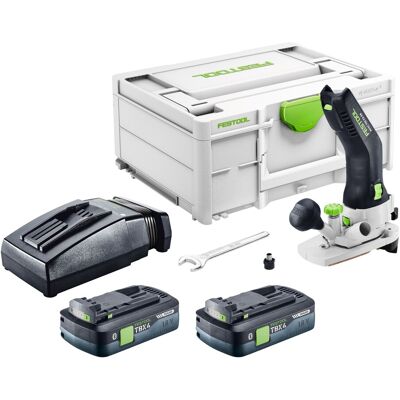 Festool Mfkc 700 Ka Eb-basic Module De Batterie Pour Toupie À Chanfreiner 18 V 8 Mm Sans Balais + 2 Batteries 4,0 Ah + Chargeur + Systainer - Publicité Festool Mfkc 700 Ka Eb-basic Module De Batterie Pour Toupie À Chanfreiner 18 V 8 Mm Sans Balais + 2 Batteries 4,0 Ah + Chargeur + Systainer - Publicité