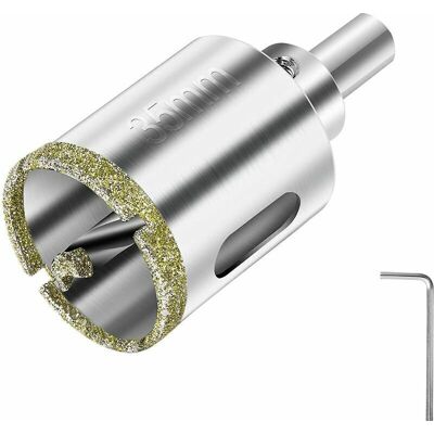 Melissa Scie Cloche Diamantée 35 Mm Avec Foret Centragee, Carrelage, Céramique, Marbre, Granit, Scie Carrelage Avec Revêtement Diamant, Foret Trépan Diamant Pour Verr - Publicité Melissa Scie Cloche Diamantée 35 Mm Avec Foret Centragee, Carrelage, Céramique, Marbre, Granit, Scie Carrelage Avec Revêtement Diamant, Foret Trépan Diamant Pour Verr - Publicité