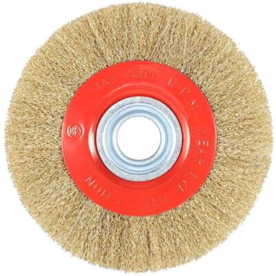 ABYSSE 1 Pcs 8 Pouces En Acier Inoxydable Plat Brosse Adaptateur Anneaux Pour Bench Grinder Polonais - Publicité ABYSSE 1 Pcs 8 Pouces En Acier Inoxydable Plat Brosse Adaptateur Anneaux Pour Bench Grinder Polonais - Publicité