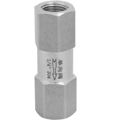 ABYSSE Clapet Anti-retour Hexagonal 1/4 Pouce, Clapet Anti-retour Vertical En Acier Inoxydable 304, Clapet Anti-retour Pneumatique, Clapet Anti-retour Hexagonal Pneumatique, Clapet Anti-retour Pour Récipient - Publicité ABYSSE Clapet Anti-retour Hexagonal 1/4 Pouce, Clapet Anti-retour Vertical En Acier Inoxydable 304, Clapet Anti-retour Pneumatique, Clapet Anti-retour Hexagonal Pneumatique, Clapet Anti-retour Pour Récipient - Publicité