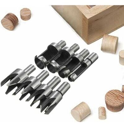 ABYSSE 8pcs Hss Fraise À Bouchonner Bois Outil De Coupe Bois Mèches Des Bouchons Wood Plug Cutter Drill Bits 6mm /10mm/13mm/16mm - Publicité ABYSSE 8pcs Hss Fraise À Bouchonner Bois Outil De Coupe Bois Mèches Des Bouchons Wood Plug Cutter Drill Bits 6mm /10mm/13mm/16mm - Publicité