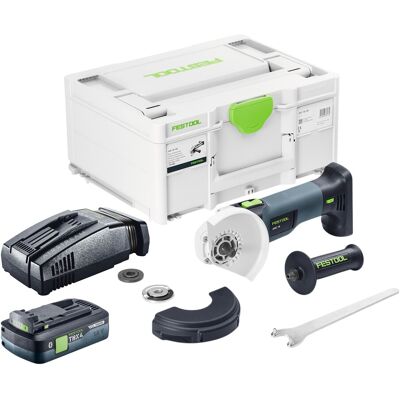 Meuleuse D'Angle Sans Fil Festool Agc 18-125 Eb-basic 18 V 125 Mm Sans Balais + 1 Batterie 4,0 Ah + Chargeur Rapide + Systainer - Publicité Meuleuse D'Angle Sans Fil Festool Agc 18-125 Eb-basic 18 V 125 Mm Sans Balais + 1 Batterie 4,0 Ah + Chargeur Rapide + Systainer - Publicité