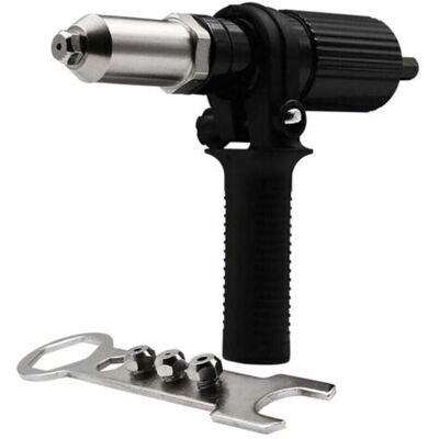 ABYSSE Adaptateur Riveteuse, Kit D'Adaptateur De Pistolet À Riveter Pour Perceuse Électrique Sans Fil, Pistolet À Riveter Électrique Rivetage Outil - Publicité ABYSSE Adaptateur Riveteuse, Kit D'Adaptateur De Pistolet À Riveter Pour Perceuse Électrique Sans Fil, Pistolet À Riveter Électrique Rivetage Outil - Publicité