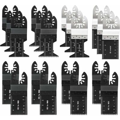 OEM Lot De 20 Lames De Scie Oscillantes Professionns Pour Bois/métal, Outil Multifonction Universel Quick Release Pour Fein Multimaster, Ryobi, Milwaukee, Bosch, Dremel, Dewalt, Rockwell - Publicité OEM Lot De 20 Lames De Scie Oscillantes Professionns Pour Bois/métal, Outil Multifonction Universel Quick Release Pour Fein Multimaster, Ryobi, Milwaukee, Bosch, Dremel, Dewalt, Rockwell - Publicité
