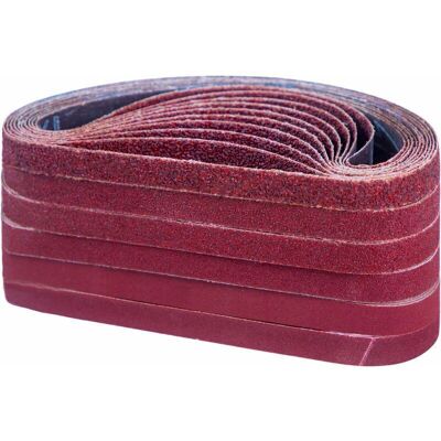 PELTOR 60 Pièces Bande Abrasive 13 X 457 Mm,ensemble De Bandes Abrasives(10 X Grain 40/60/80/120/180/240 Chacun) Pour Ponceuses À Bande, Compatible Avec Black&decker Power Lime - Publicité PELTOR 60 Pièces Bande Abrasive 13 X 457 Mm,ensemble De Bandes Abrasives(10 X Grain 40/60/80/120/180/240 Chacun) Pour Ponceuses À Bande, Compatible Avec Black&decker Power Lime - Publicité