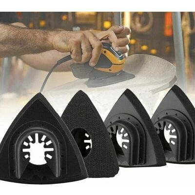 OEM Plaque De Ponçage Pour Ponceuse Delta 4 Pièces, Plateau De Ponçage Universel Pour Accessoires Fein Bosch Parkside Ryobi Worx Workzone (90 Mm) - Publicité OEM Plaque De Ponçage Pour Ponceuse Delta 4 Pièces, Plateau De Ponçage Universel Pour Accessoires Fein Bosch Parkside Ryobi Worx Workzone (90 Mm) - Publicité