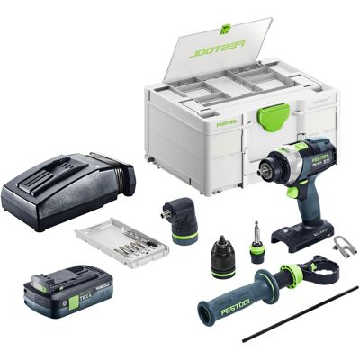 Kit De Base Festool Tpc 18/4 : Perceuse-visseuse À Percussion Sans Fil 18 V 75 Nm Sans Balais + 1 Batterie 4,0 Ah + Chargeur + Systainer - Publicité Kit De Base Festool Tpc 18/4 : Perceuse-visseuse À Percussion Sans Fil 18 V 75 Nm Sans Balais + 1 Batterie 4,0 Ah + Chargeur + Systainer - Publicité