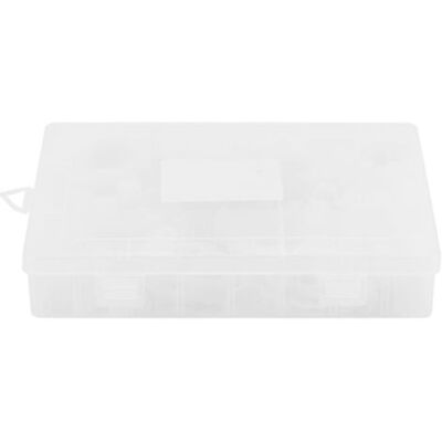 ABYSSE Boîte De 200 Attaches En Nylon Et Plastique En Forme De P, Assorties, Pour Kit De Conduit De Câbles (blanc) - Publicité ABYSSE Boîte De 200 Attaches En Nylon Et Plastique En Forme De P, Assorties, Pour Kit De Conduit De Câbles (blanc) - Publicité