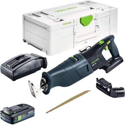 Festool Rsc 18 Eb-basic Scie Sabre Sans Fil 18 V Brushless + 1 Batterie 4,0 Ah + Chargeur Rapide + Systainer - Publicité Festool Rsc 18 Eb-basic Scie Sabre Sans Fil 18 V Brushless + 1 Batterie 4,0 Ah + Chargeur Rapide + Systainer - Publicité