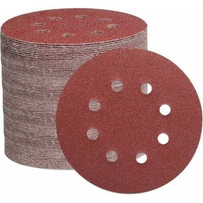 ABYSSE 105pcs Disque De Ponçage, Disques A Poncer 125mm Pour Ponceuse Excentrique, (grain Abrasif De 40/60/100/150/240/320/600) - Publicité ABYSSE 105pcs Disque De Ponçage, Disques A Poncer 125mm Pour Ponceuse Excentrique, (grain Abrasif De 40/60/100/150/240/320/600) - Publicité