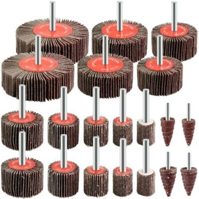 OEM Roue Abrasive 20 Pièces Grain 80 Disque A Lamelle Pour Brosse Poncage Perceuse Accessoires Polissage Bois Metal - Publicité OEM Roue Abrasive 20 Pièces Grain 80 Disque A Lamelle Pour Brosse Poncage Perceuse Accessoires Polissage Bois Metal - Publicité