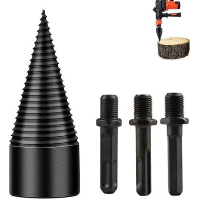 ABYSSE Foret À Bois Fendeur 42mm – Acier Au Carbone Pour Chêne Et Noyer – Cône De Vis Pour Fente Rapide – Compatible Perceuses Standards - Publicité ABYSSE Foret À Bois Fendeur 42mm – Acier Au Carbone Pour Chêne Et Noyer – Cône De Vis Pour Fente Rapide – Compatible Perceuses Standards - Publicité