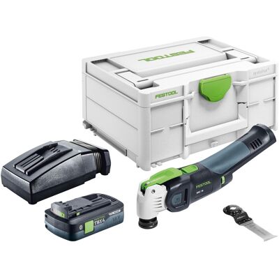Oscillateur Sans Fil Festool Osc 18 E-basic 18 V Starlock Max Brushless + 1 Batterie 4,0 Ah + Chargeur + Systainer - Publicité Oscillateur Sans Fil Festool Osc 18 E-basic 18 V Starlock Max Brushless + 1 Batterie 4,0 Ah + Chargeur + Systainer - Publicité