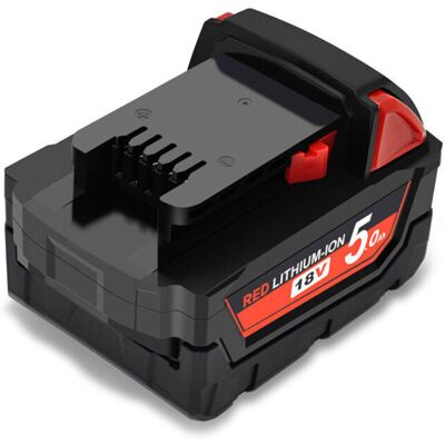 NO BRAND 5.0ah 18v Lithium Ion Replacement Battery For Milwaukee 18v M18 48-11-1820 48-11-1850 48-11-1860 48-11-1828 48-11-10 Tools - Publicité NO BRAND 5.0ah 18v Lithium Ion Replacement Battery For Milwaukee 18v M18 48-11-1820 48-11-1850 48-11-1860 48-11-1828 48-11-10 Tools - Publicité
