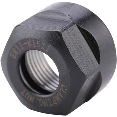 ABYSSE 1 Écrou De Serrage De Type Er11 Pour Mandrin (noir M15 X 1 Er11a) - Publicité ABYSSE 1 Écrou De Serrage De Type Er11 Pour Mandrin (noir M15 X 1 Er11a) - Publicité