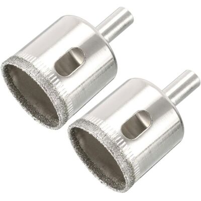 Melissa 2pcs Trépan Diamant Foret Scie Cloche Pour Céramique Marbre Verre Carrelage 30mm - Publicité Melissa 2pcs Trépan Diamant Foret Scie Cloche Pour Céramique Marbre Verre Carrelage 30mm - Publicité