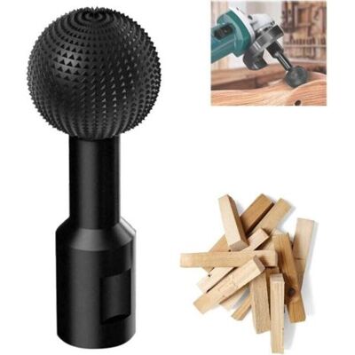 ABYSSE 10mm Rotative Fraise Spherique Bois Tête De Meulage Pour Meuleuse Sculpture Sur Bois Foret Sculpture Lime Sphérique Pour Meuleuse D'Angle 100/115/125 - Publicité ABYSSE 10mm Rotative Fraise Spherique Bois Tête De Meulage Pour Meuleuse Sculpture Sur Bois Foret Sculpture Lime Sphérique Pour Meuleuse D'Angle 100/115/125 - Publicité