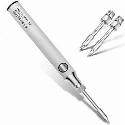 MOXIE Fer À Souder Compact Sans Fil, Rechargeable Par Usb, Outils De Soudage Portables Plus Sûrs, Stylo Portatif Pour Bricolage À Domicile - Publicité MOXIE Fer À Souder Compact Sans Fil, Rechargeable Par Usb, Outils De Soudage Portables Plus Sûrs, Stylo Portatif Pour Bricolage À Domicile - Publicité