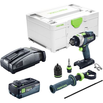 Perceuse-visseuse À Percussion Sans Fil Festool Tpc 18/4-basic 18 V 75 Nm Brushless + 1 Batterie 8,0 Ah + Chargeur Rapide + Systainer - Publicité Perceuse-visseuse À Percussion Sans Fil Festool Tpc 18/4-basic 18 V 75 Nm Brushless + 1 Batterie 8,0 Ah + Chargeur Rapide + Systainer - Publicité