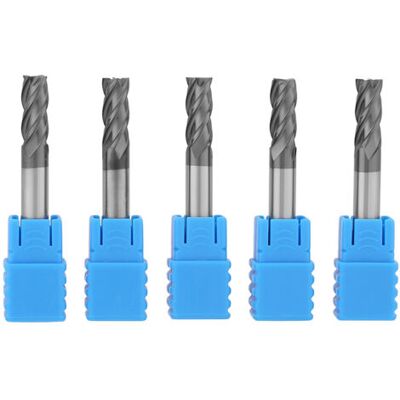 ABYSSE 5 Fraises En Carbure De Tungstène À 4 Dents Pour Fraisage Cnc, Diamètre 6 Mm X Longueur 50 Mm - Publicité ABYSSE 5 Fraises En Carbure De Tungstène À 4 Dents Pour Fraisage Cnc, Diamètre 6 Mm X Longueur 50 Mm - Publicité