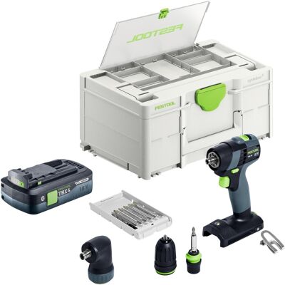 Festool Txs 18-basic-set Perceuse-visseuse Sans Fil 18 V 40 Nm Brushless + 1x Batterie 4,0 Ah + Chargeur Rapide + Systainer - Publicité Festool Txs 18-basic-set Perceuse-visseuse Sans Fil 18 V 40 Nm Brushless + 1x Batterie 4,0 Ah + Chargeur Rapide + Systainer - Publicité