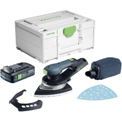 Ponceuse Delta Sans Fil Festool Dtsc 200-basic 18 V 145 X 195 Mm Sans Balais + 1 Batterie 4,0 Ah + Systainer - Sans Chargeur - Publicité Ponceuse Delta Sans Fil Festool Dtsc 200-basic 18 V 145 X 195 Mm Sans Balais + 1 Batterie 4,0 Ah + Systainer - Sans Chargeur - Publicité