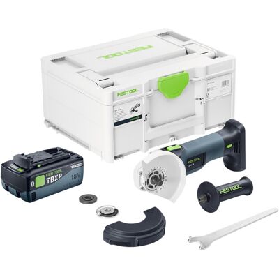 Festool Agc 18-125 Eb-basic Meuleuse D'Angle Sans Fil 18 V 125 Mm Brushless + 1x Batterie 8,0 Ah + Chargeur Rapide + Systainer - Publicité Festool Agc 18-125 Eb-basic Meuleuse D'Angle Sans Fil 18 V 125 Mm Brushless + 1x Batterie 8,0 Ah + Chargeur Rapide + Systainer - Publicité