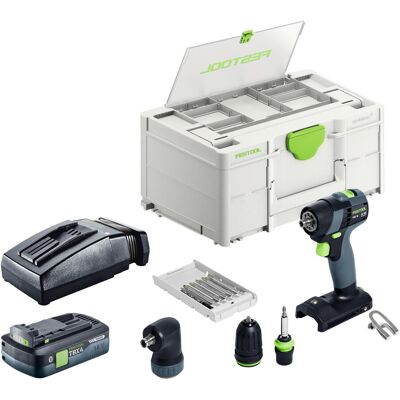 Festool Txs 18-basic-set Perceuse-visseuse Sans Fil 18 V 40 Nm Brushless + 1x Batterie 4,0 Ah + Chargeur Rapide + Systainer - Publicité Festool Txs 18-basic-set Perceuse-visseuse Sans Fil 18 V 40 Nm Brushless + 1x Batterie 4,0 Ah + Chargeur Rapide + Systainer - Publicité