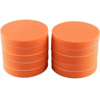 ABYSSE Éponge De Polissage Pour Voiture, 10 Pcs/lot 6 (150mm) Éponge Polissage Polissage Cirage Pad Kit Outil Pour Voiture Polisseur Tampon Orange Tampon De Polissage - Publicité ABYSSE Éponge De Polissage Pour Voiture, 10 Pcs/lot 6 (150mm) Éponge Polissage Polissage Cirage Pad Kit Outil Pour Voiture Polisseur Tampon Orange Tampon De Polissage - Publicité